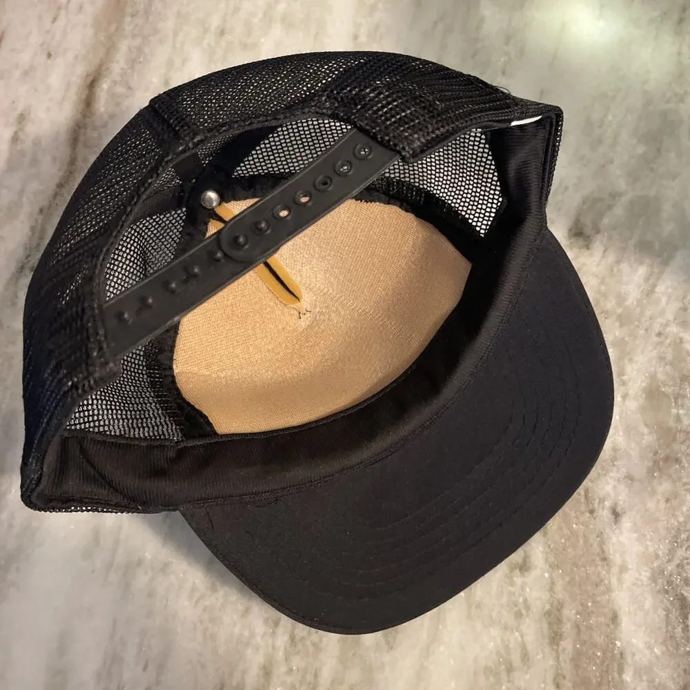 BALDOR Electric Motors vintage Black adjustable cap brim Trucker